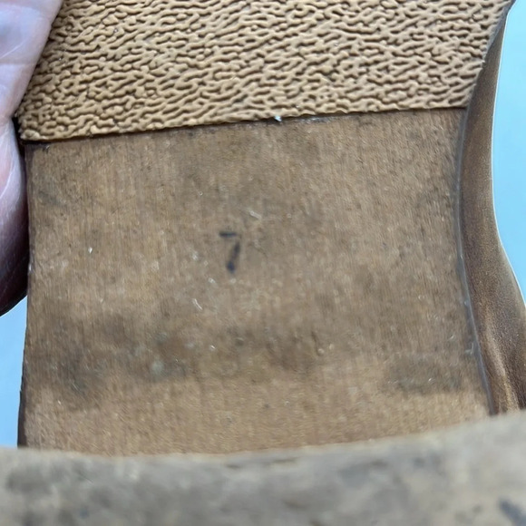 Madewell The Lowrider Biker Boot Weathered Leather in Apple Butter - Size 7 - Picture 7 of 10